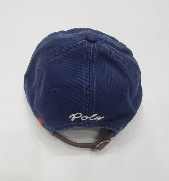 Nwt Polo Ralph Lauren Navy Script Adjustable Hat - Unique Style