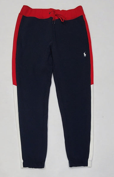 Nwt Polo Ralph Lauren Navy/Red/White with White Pony Joggers - Unique Style