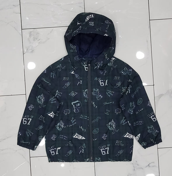 Polo Ralph Lauren Kids Plaid Allover Print Windbreaker Jacket (2T-7) - Unique Style