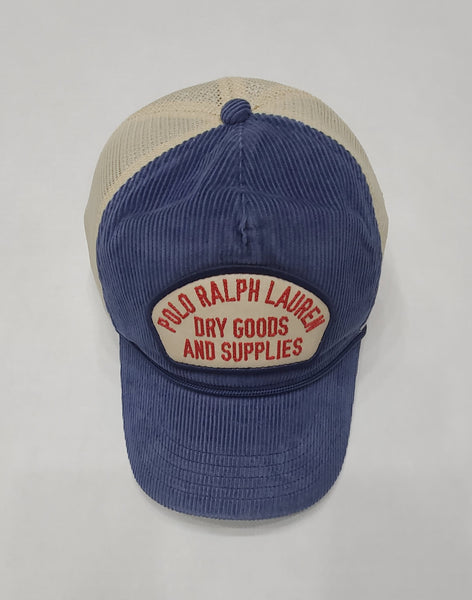 Nwt Polo Ralph Lauren Blue Dry Goods and Supplies Trucker Hat - Unique Style