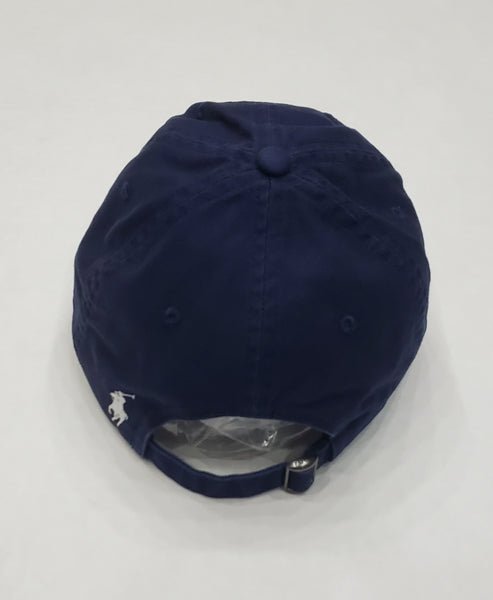 Nwt Polo Ralph Lauren Navy  Spellout Adjustable Strap Back - Unique Style
