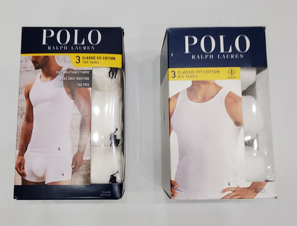 Nwt Polo Ralph Lauren Big & Tall 3 Pack Tank Top - Unique Style