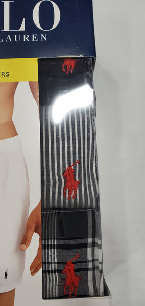 Polo Ralph Lauren Big and Tall Classic Fit 3 Pack Woven Striped Boxers - Unique Style