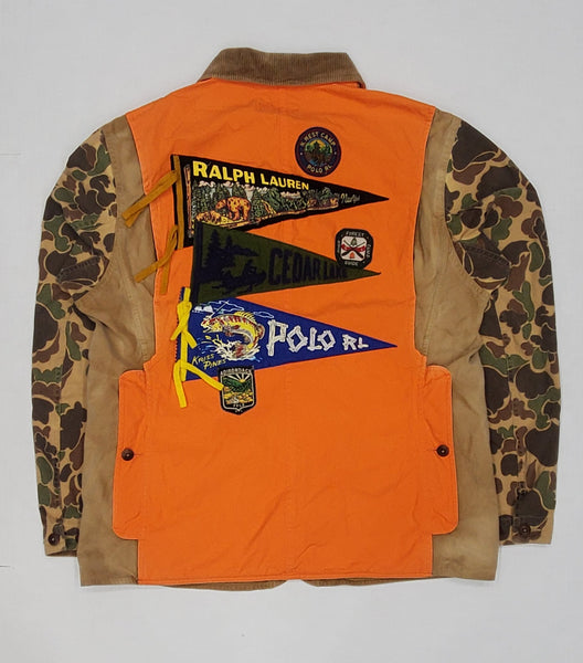 Nwt Polo Ralph Lauren Khaki Hybrid Patches Jacket - Unique Style