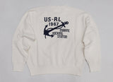 Nwt Polo Ralph Lauren White Anchor Sweatshirt - Unique Style