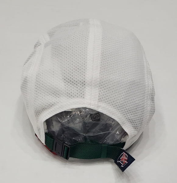 Nwt Polo Ralph Lauren White/Green 1967 Wing Foot 5 Panel Adjustable Hat - Unique Style