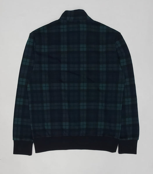 Nwt Polo Sport Green Plaid Half Zip Sweatshirt - Unique Style