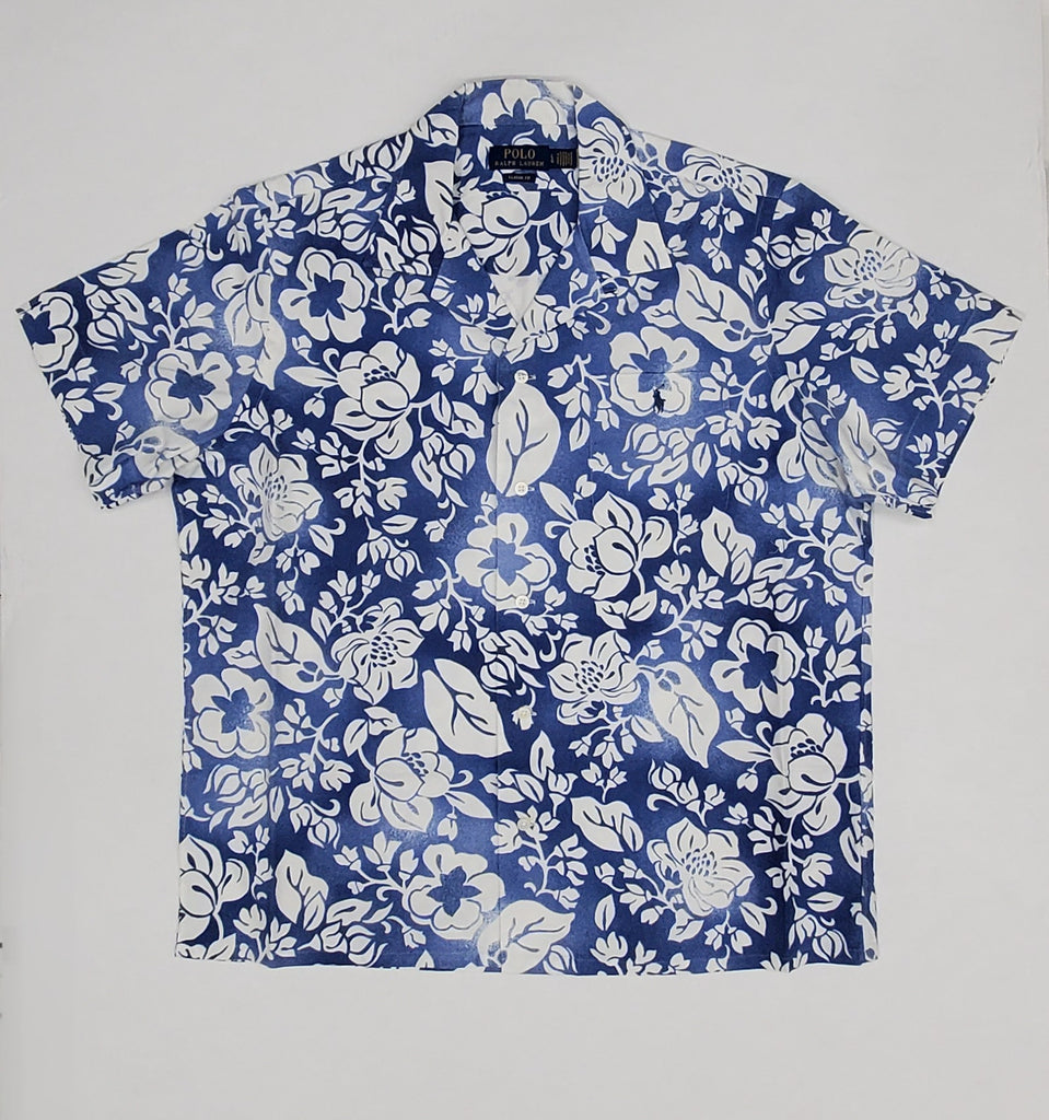 Nwt Polo Ralph Lauren Floral Allover Print Classic Fit Short Sleeve Button Up