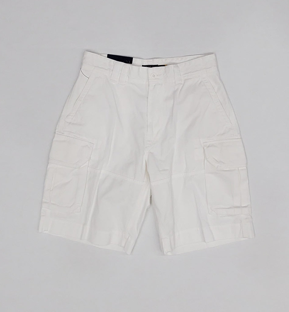 Nwt Polo Ralph Lauren White Chino Cargo Shorts