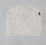 Nwt Polo Big & Tall White Yankees Cotton Teddy Bear Sweater - Unique Style