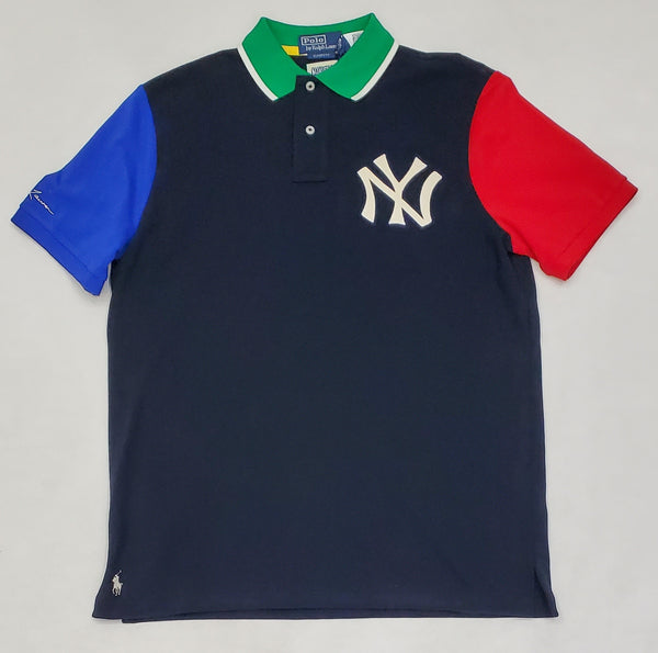 Nwt Polo Ralph Lauren Multi Color Yankees NY Classic Fit Polo - Unique Style
