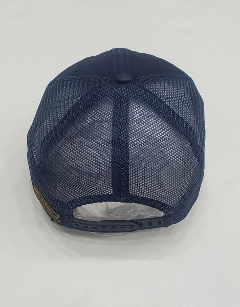 Nwt Polo Ralph Lauren Navy Blue 519  Trucker Hat - Unique Style