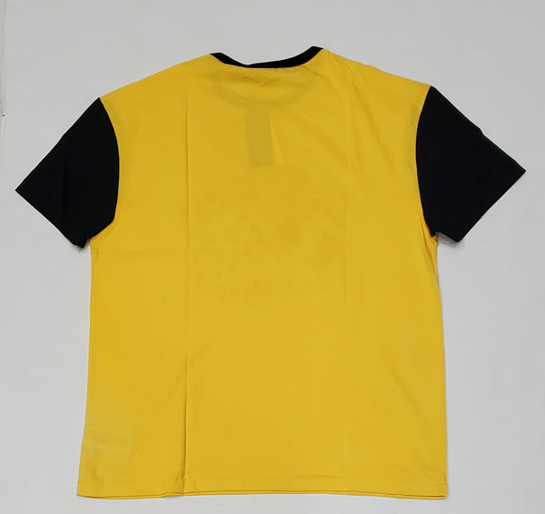 Nwt Polo Ralph Lauren Yellow/Black 5TH PRL Motor Club Speedway Championship Classic Fit Tee - Unique Style