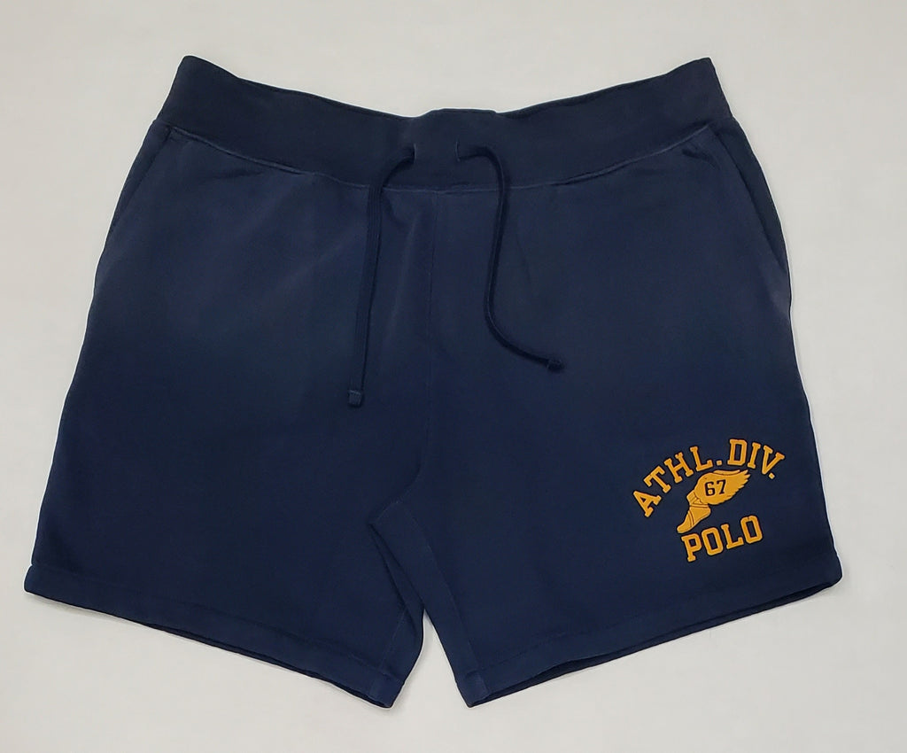 Nwt Polo Ralph Lauren Navy Athl .Div 67 Winged Shorts