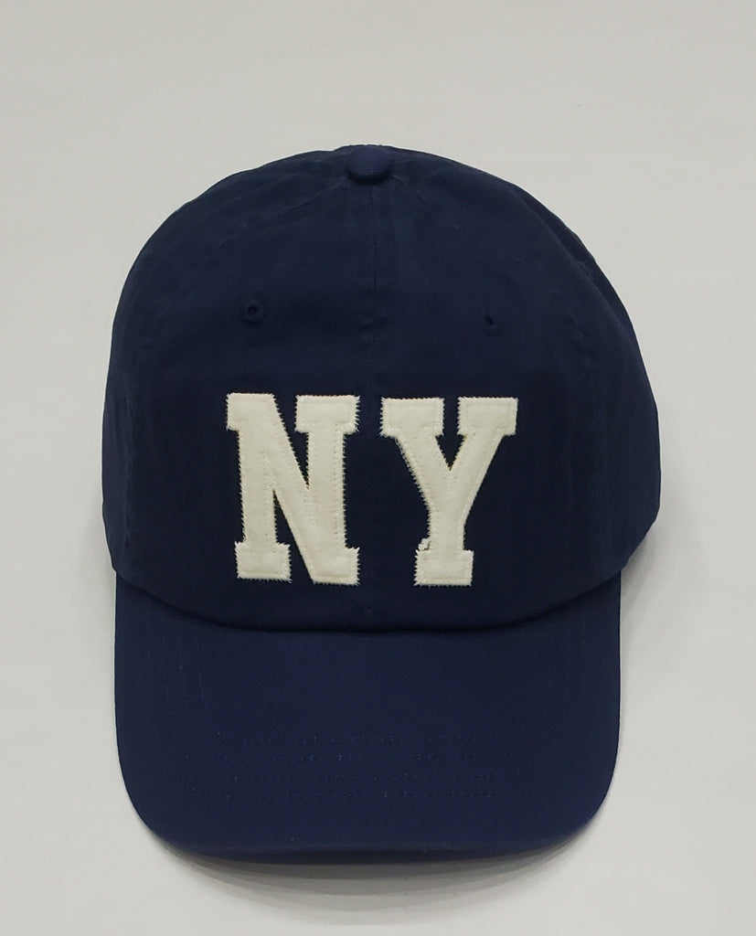 Nwt Polo Ralph Lauren Navy NY Adjustable Hat