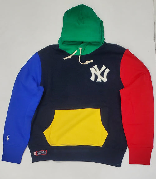 New Polo Ralph Lauren Multi Color Yankees NY  Hoodie - Unique Style