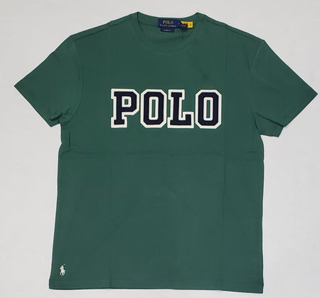 Nwt Polo Ralph Lauren White/Green RL Running Clu 109 Prince Street Track 067 Team Reversible Tee