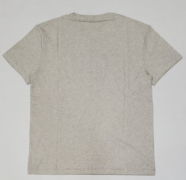 Nwt Polo Ralph Lauren Grey Heather Spellout Patch Classic Fit Tee - Unique Style