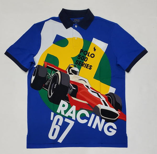 Nwt Polo Ralph Lauren Multi 500 Series Racing 67 Classic Fit Polo - Unique Style