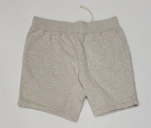 Nwt Polo Ralph Lauren Grey Heather Spellout Patch Shorts - Unique Style