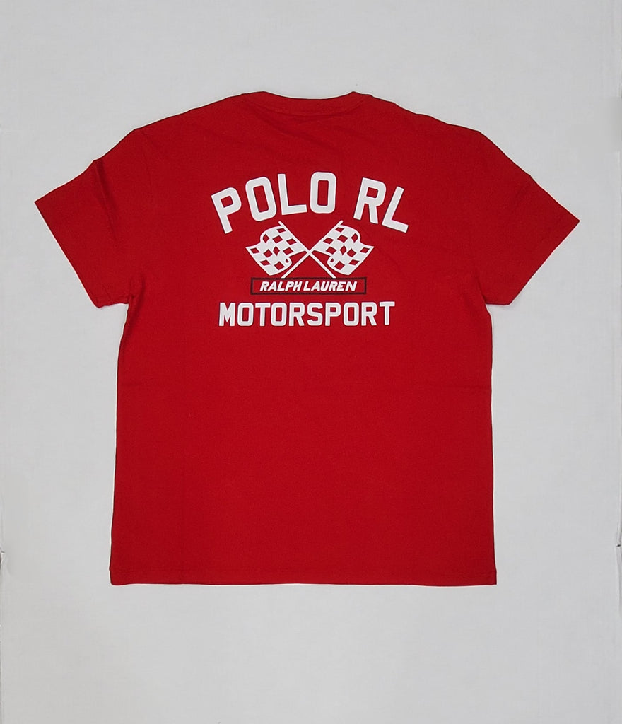 Nwt Polo Ralph Lauren Red Motor Sport Classic Fit Tee