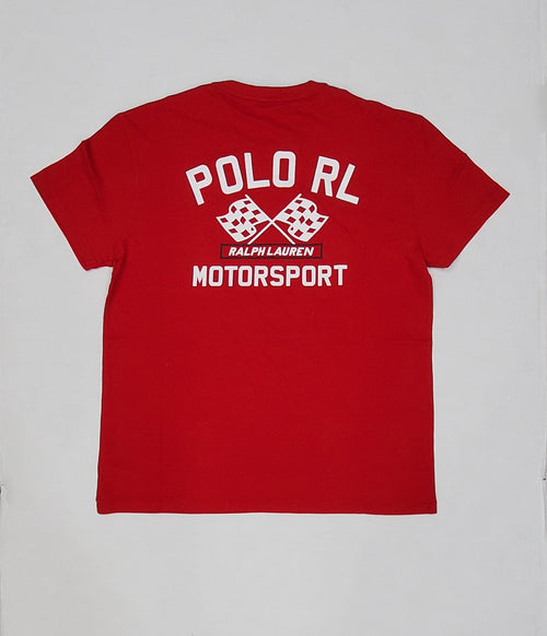 Nwt Polo Ralph Lauren Red Motor Sport Classic Fit Tee - Unique Style