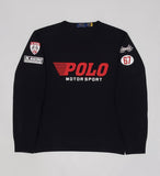 Nwt Polo Ralph Lauren Black Racing 67 Motor Sport Sweatshirt - Unique Style