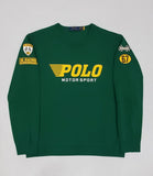 Nwt Polo Ralph Lauren Green Racing 67 Motor Sport Sweatshirt - Unique Style