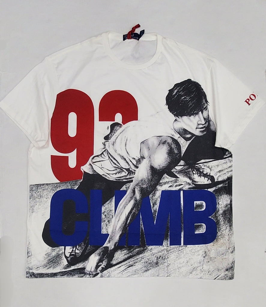 Nwt Polo Ralph Lauren White Climb Classic Fit S/s Tee