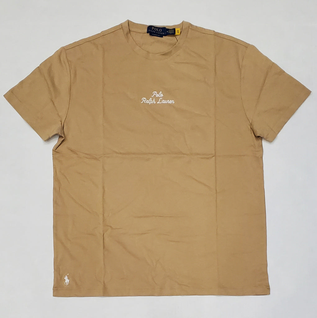 Nwt Polo Ralph Lauren Khaki Logo Classic Fit Tee