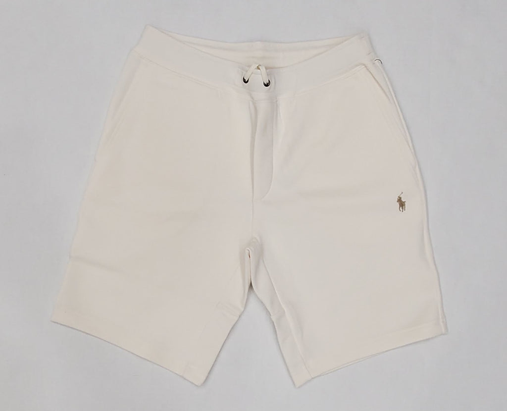 Nwt Polo Ralph Lauren Cream Small Pony Double Knit Shorts