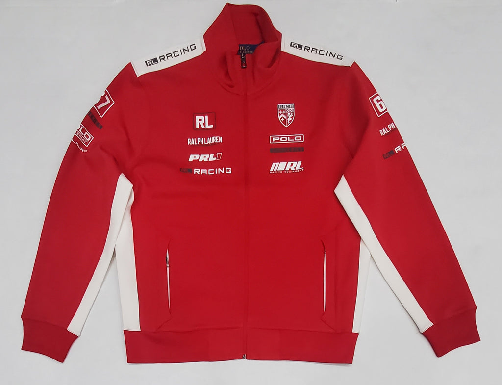 Nwt Polo Ralph Lauren Red Racing PRL Zip Track Jacket