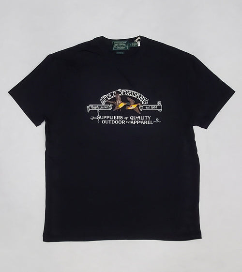 Nwt Polo Country Black Sportsman Outdoors Classic Fit  Tee - Unique Style