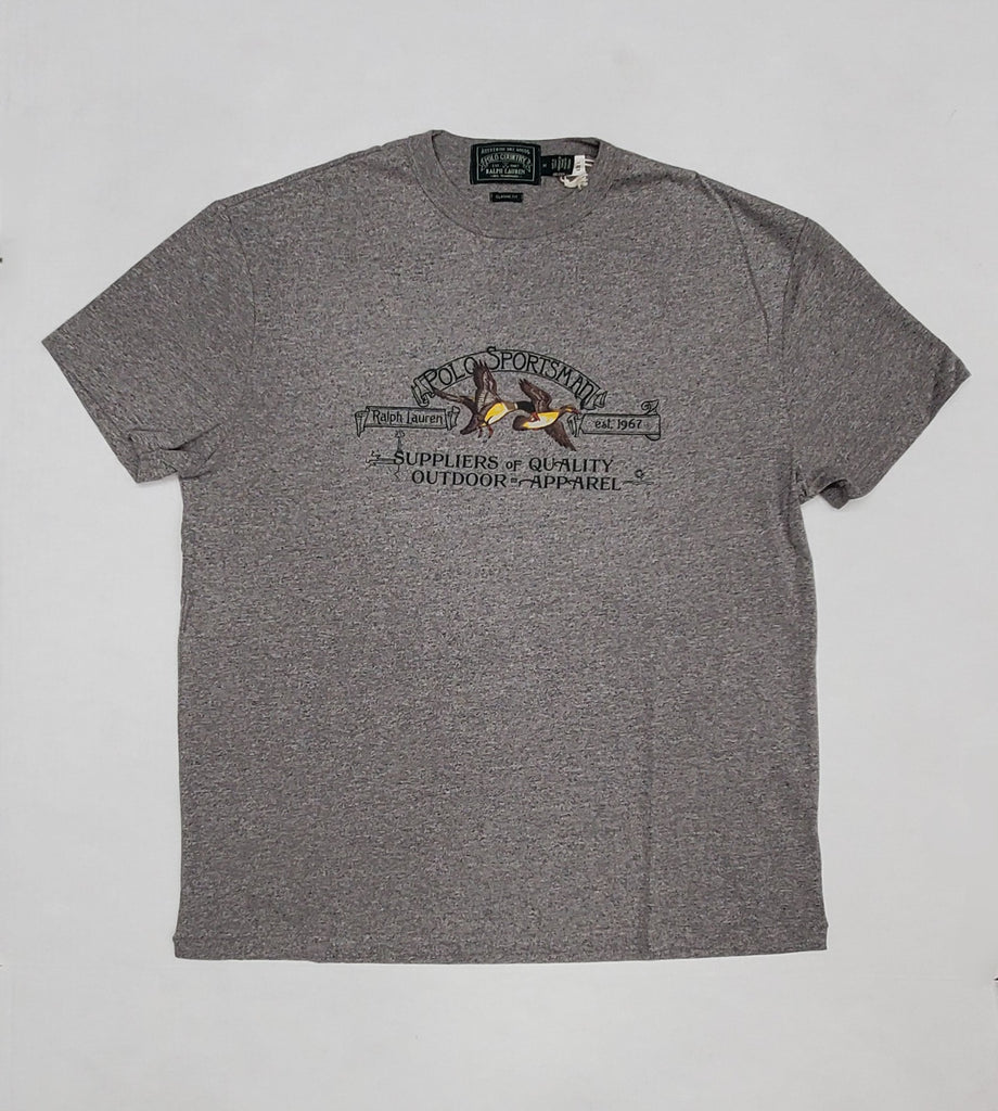 Nwt Polo Country Grey Sportsman Outdoors Classic Fit  Tee