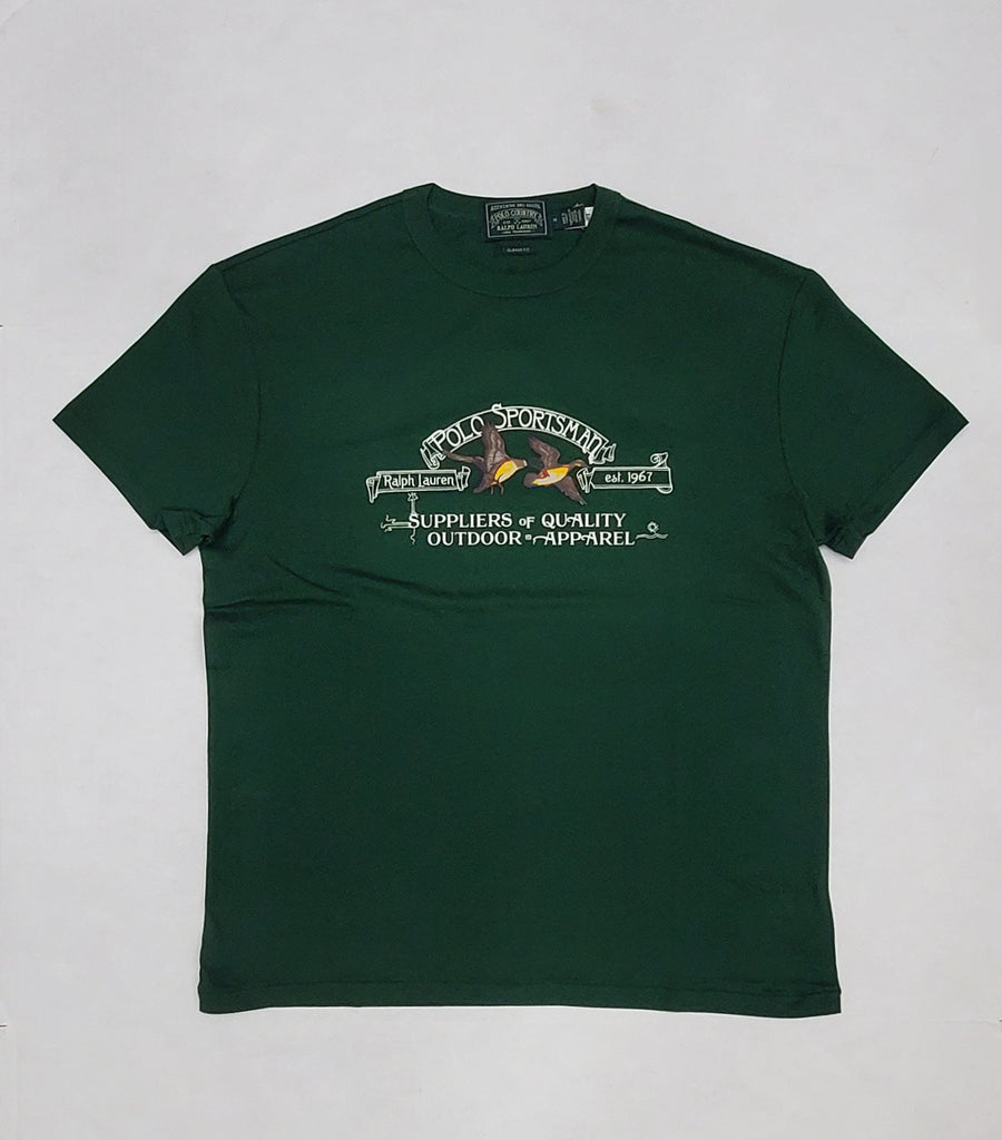 Nwt Polo Country Green Sportsman Outdoors Classic Fit  Tee