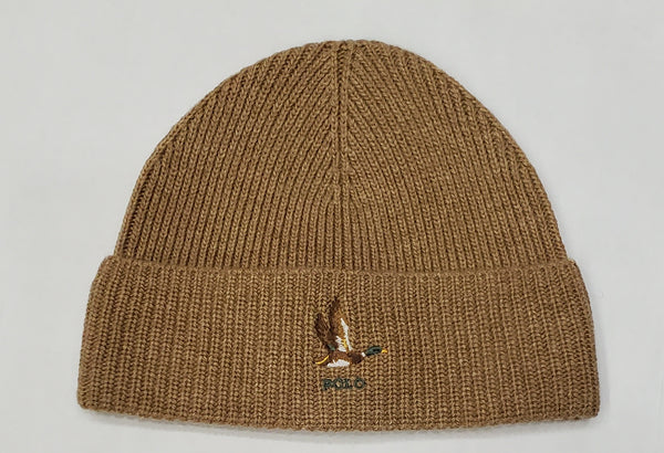 Nwt Polo Ralph Lauren Tan Mallard Duck Skully - Unique Style