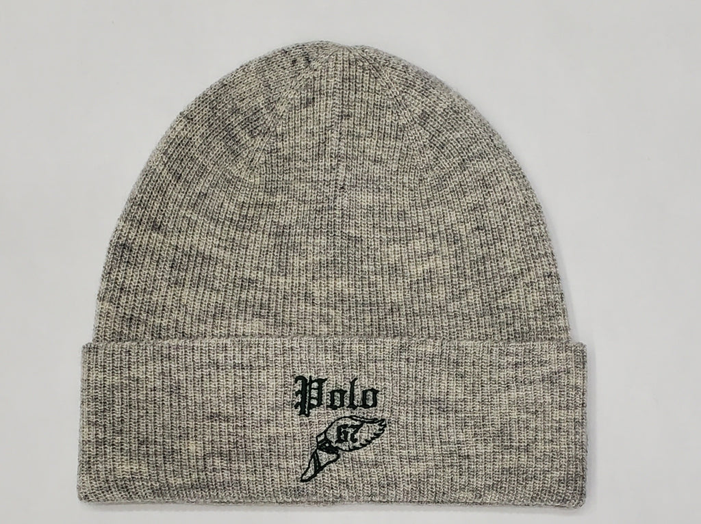 Nwt Polo Ralph Lauren Grey Wing Foot Skully