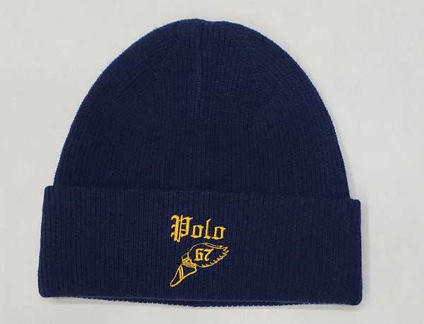 Nwt Polo Ralph Lauren Navy Wing Foot Skully - Unique Style