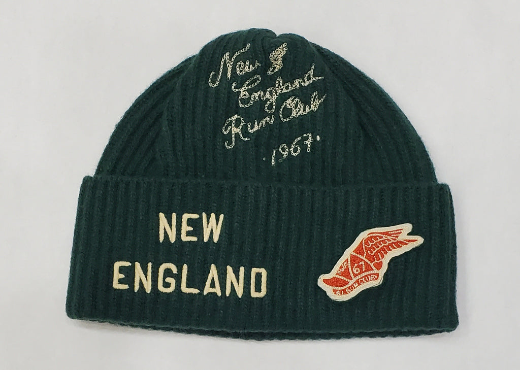 Nwt Polo Ralph Lauren Green New England Run Club Wing Foot Skully