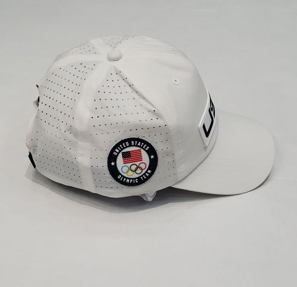 Nwt Polo Ralph Lauren White Olympic Team USA Velcro Strap