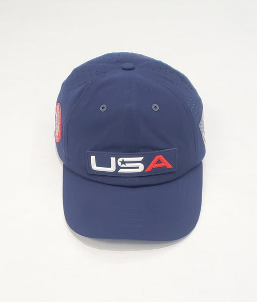 Nwt Polo Ralph Lauren Navy Olympic Team USA Velcro Strap