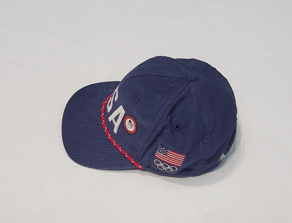 Nwt Polo Ralph Lauren Team USA Corduroy Hat