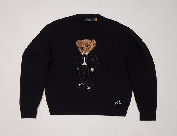 Ralph Lauren Women's Tuxedo Bear Sweater - Unique Style