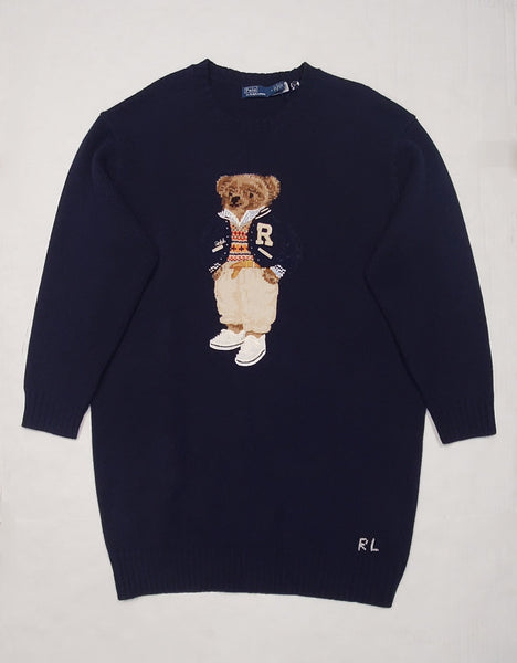 Nwt Polo Ralph Lauren Women's Bear Wool Dress - Unique Style