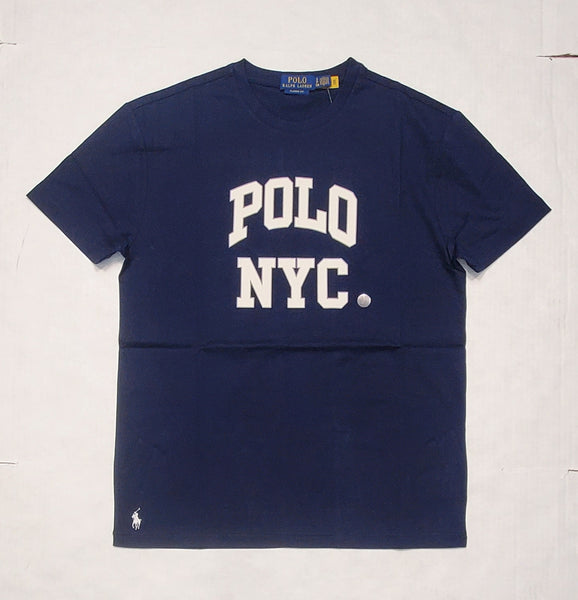 Nwt Polo Ralph Lauren Navy Polo NYC Classic Fit Tee - Unique Style