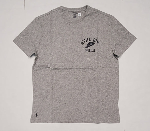 Nwt Polo Country Ralph Lauren Grey ATHL 67 Foot Classic Fit Tee - Unique Style