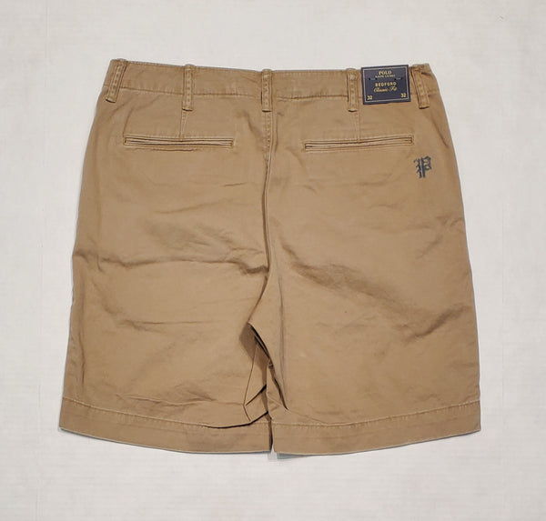 Nwt Polo Ralph Lauren Khaki Equestrian Bedford 8.5 Inch Classic Fit Shorts