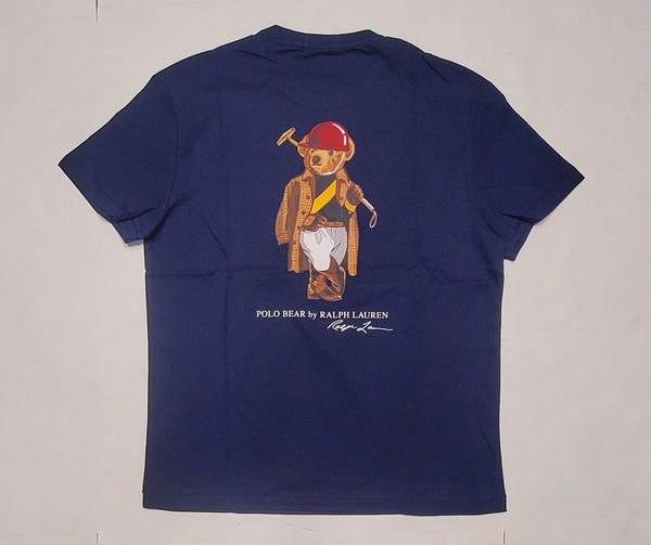 Nwt Polo Ralph Lauren Navy Pocket Teddy Bear Classic Fit Tee - Unique Style