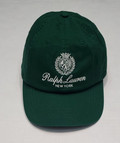 Nwt Polo Ralph Lauren Green Newyork Adjustable Hat - Unique Style