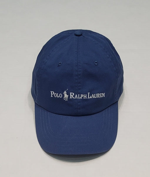 Nwt Polo Ralph Lauren Blue Spellout Adjustable Hat - Unique Style